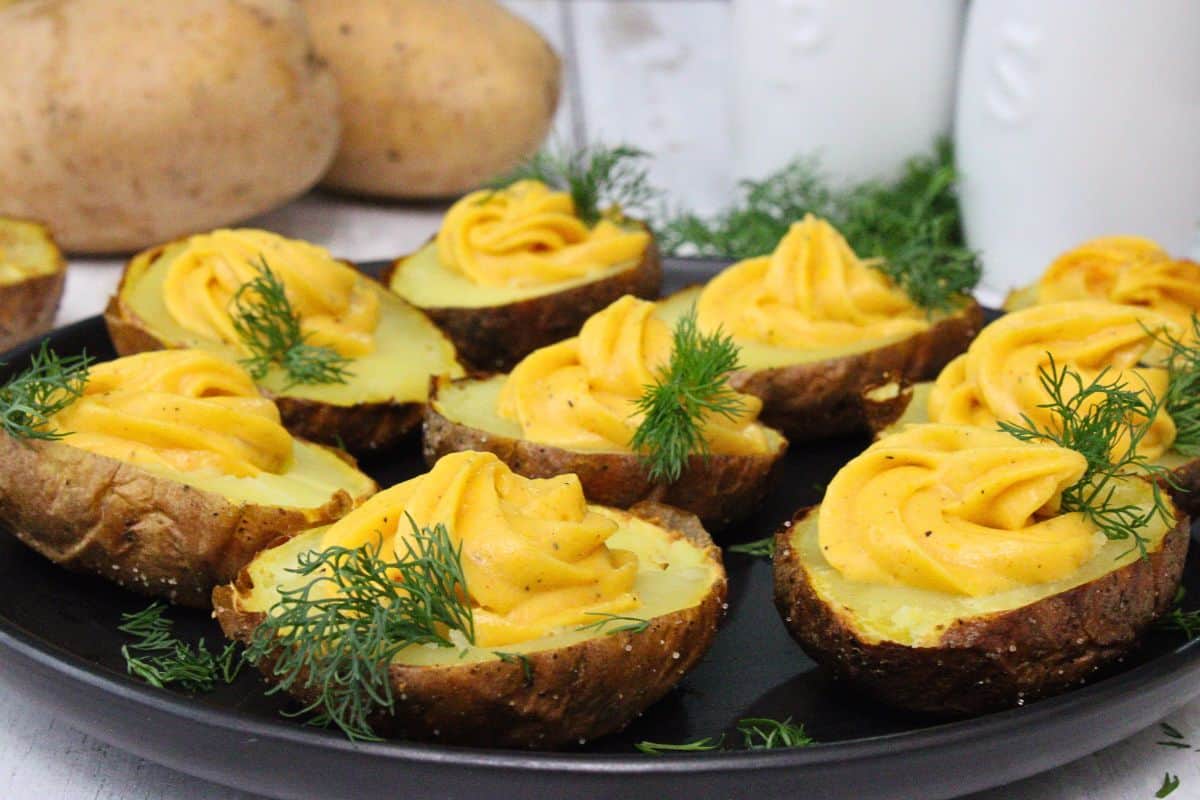 Quick Deviled Potatoes: Perfect for Potlucks and Holiday Gatherings